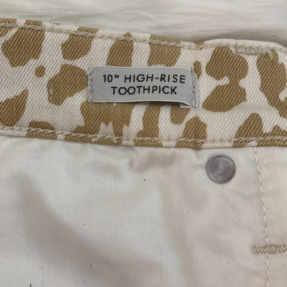 J. Crew 10” high rise toothpick ankle jeans 27